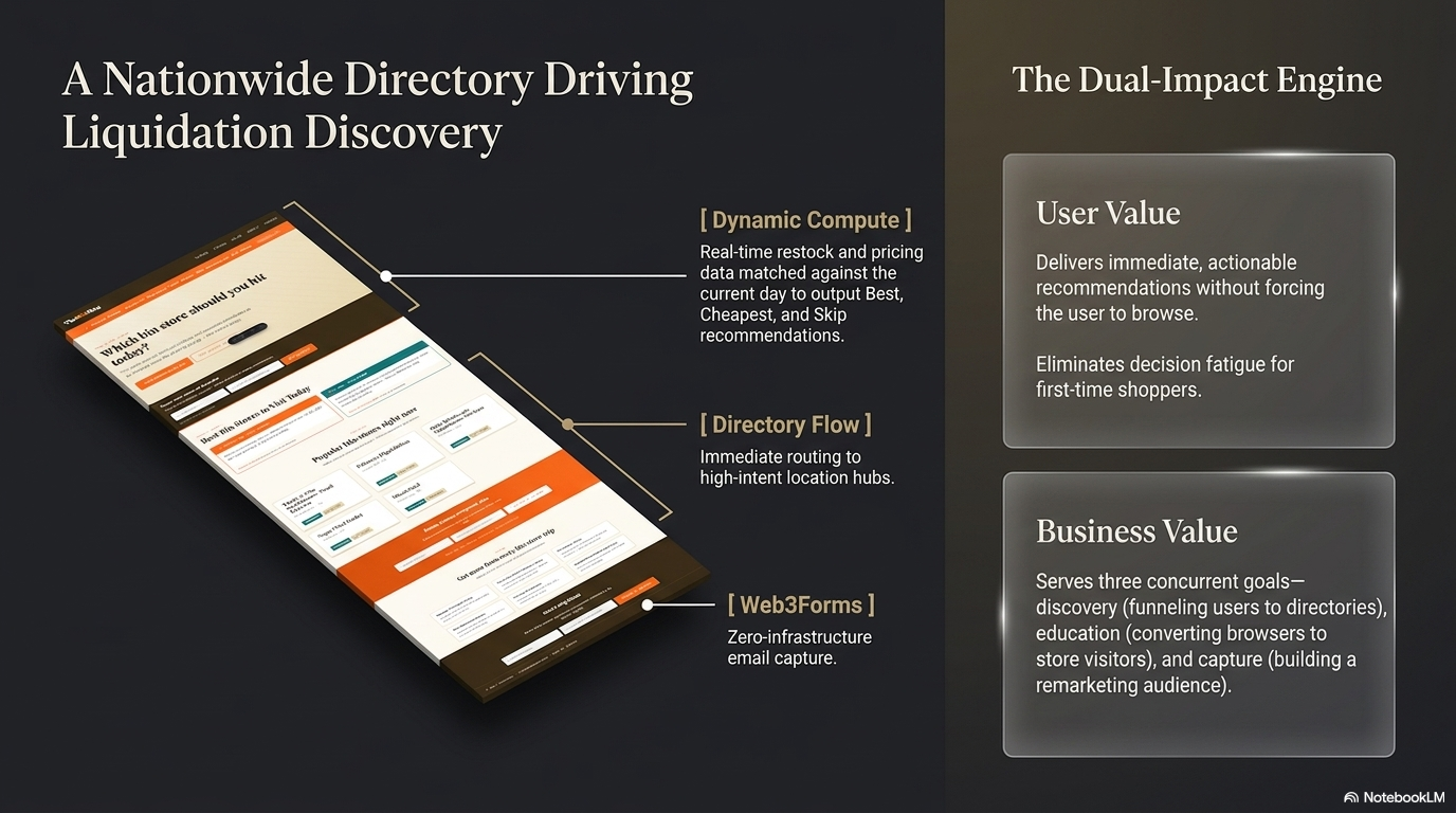TheBinMap presentation — slide 1 of 8